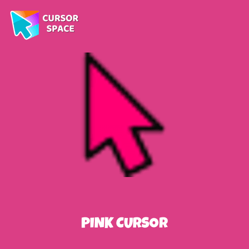 Pink cursor arrow cursor